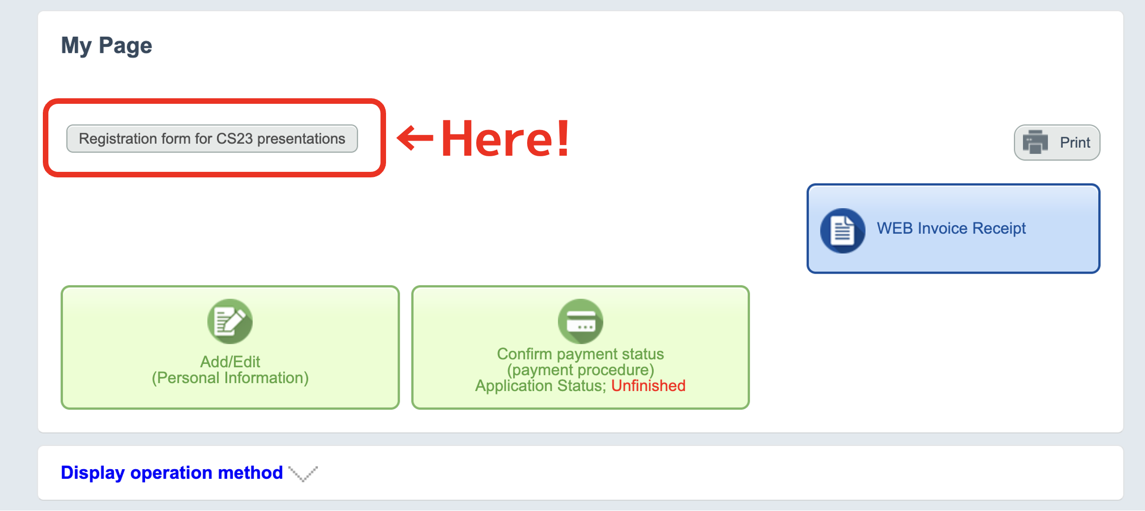 How to access the abstract submission form